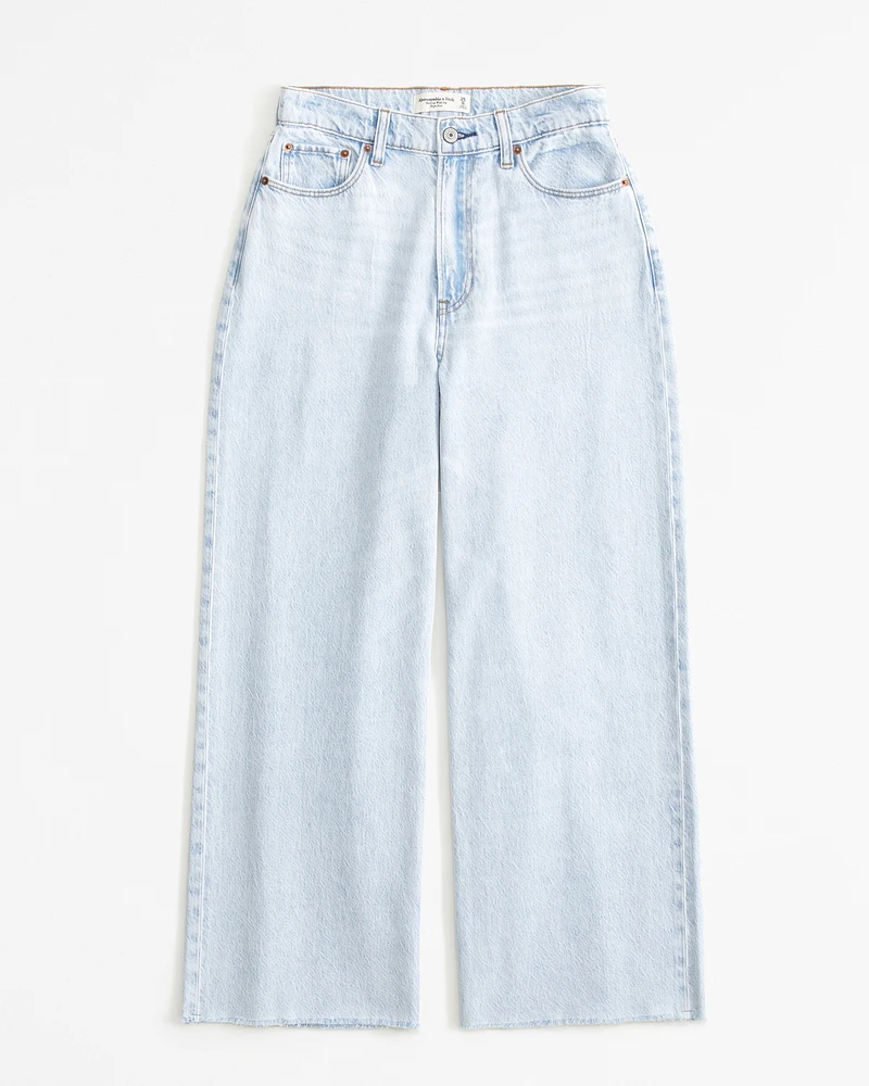 Curve Love High Rise Cropped Wide Leg Jean