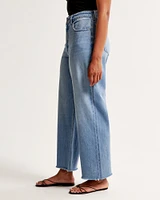 Curve Love High Rise Cropped Wide Leg Jean