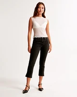 Mid Rise Capri Jean