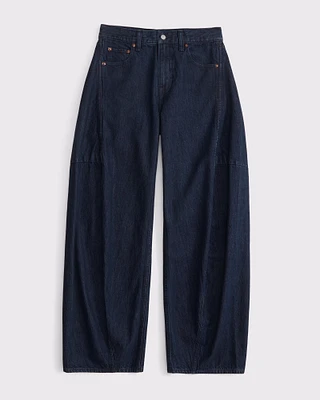 Mid Rise Ultra Barrel Jean