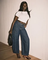 Curve Love Mid Rise Ultra Barrel Jean