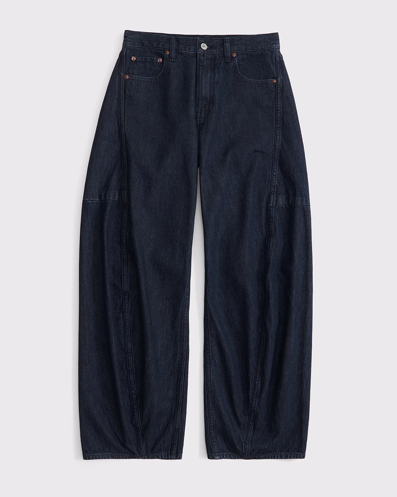 Curve Love Mid Rise Ultra Barrel Jean