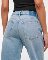 Mid Rise Baggy Bootcut Jean