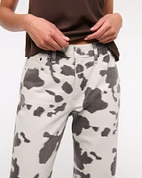 Mid Rise Baggy Bootcut Jean