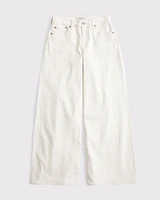 Curve Love Linen-Blend Ultra Wide Leg Jean