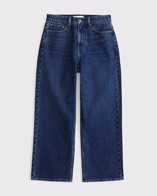 Mid Rise Cropped Slouchy Jean