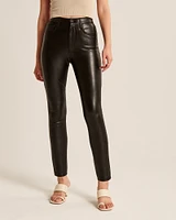 Vegan Leather Skinny Pant