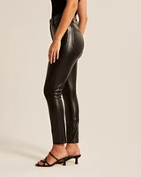 Curve Love Vegan Leather Skinny Pant