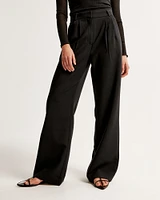 A&F Sloane Tailored Wide Leg Pant