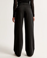 A&F Sloane Tailored Wide Leg Pant