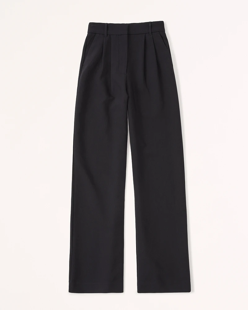 A&F Sloane Tailored Wide Leg Pant