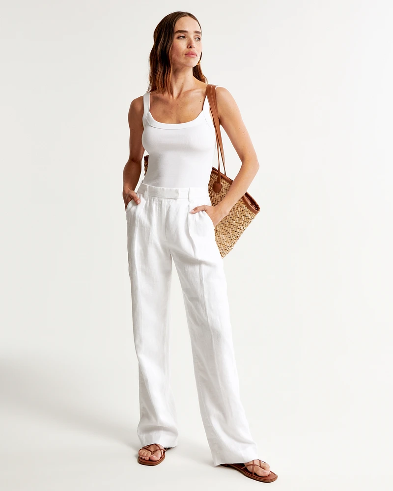 Premium Linen Tailored Pant