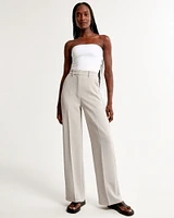 Clean Premium Crepe Wide Leg Pant