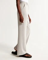 Clean Premium Crepe Wide Leg Pant