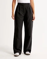 Curve Love A&F Sloane Tailored Wide Leg Pant
