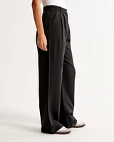 Curve Love A&F Sloane Tailored Wide Leg Pant