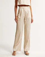 A&F Sloane Tailored Satin Pant