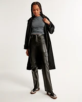 Vegan Leather Cargo 90s Relaxed Pant