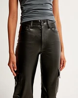 Vegan Leather Cargo 90s Relaxed Pant