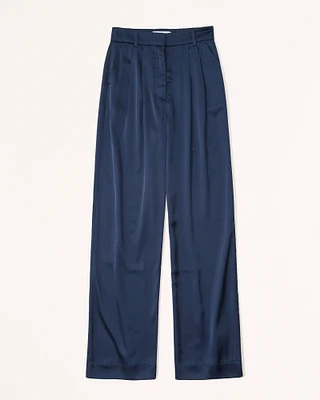 A&F Sloane Tailored Satin Pant