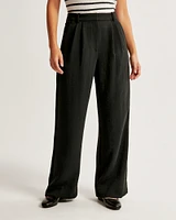 Curve Love A&F Sloane Tailored Premium Crepe Pant