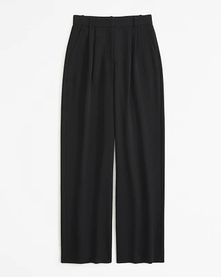 Curve Love A&F Sloane Tailored Premium Crepe Pant