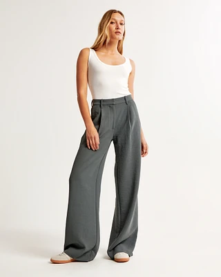 A&F Harper Tailored Premium Crepe Pant