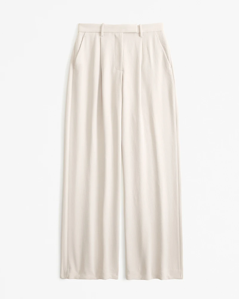 Curve Love A&F Harper Tailored Premium Crepe Pant