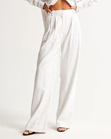 A&F Sloane Tailored Linen-Blend Pant