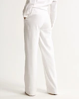 A&F Sloane Tailored Linen-Blend Pant