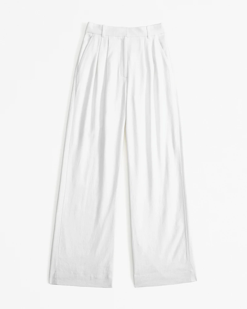 A&F Sloane Tailored Linen-Blend Pant