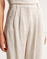 A&F Sloane Tailored Linen-Blend Pant