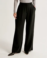 Curve Love A&F Harper Tailored Premium Crepe Pant