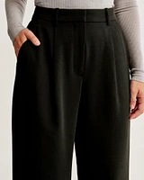 Curve Love A&F Harper Tailored Premium Crepe Pant