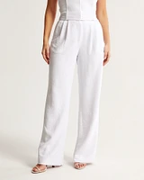 Curve Love A&F Sloane Tailored Premium Crepe Pant