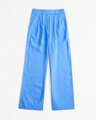 A&F Sloane Tailored Premium Linen Pant