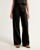 A&F Sloane Tailored Premium Linen Pant