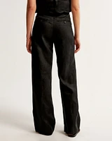 A&F Sloane Tailored Premium Linen Pant