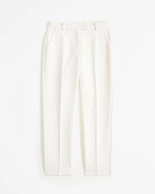 Mid Rise Slim Straight Pant