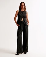 A&F Harper Tailored Premium Crepe Pant