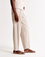 Ankle Grazing Tapered Tailored Pant