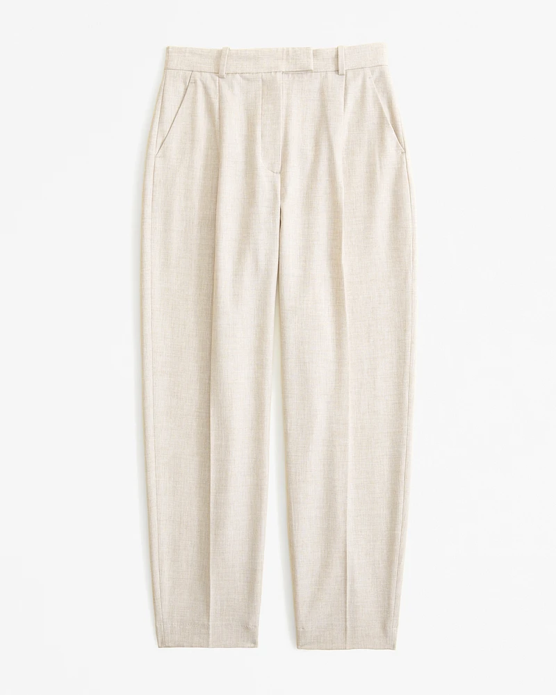 Ankle Grazing Tapered Tailored Pant