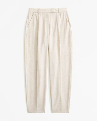 Ankle Grazing Tapered Tailored Pant