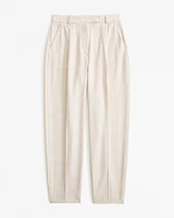 Ankle Grazing Tapered Tailored Pant