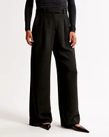 Curve Love A&F Harper Tailored Premium Crepe Pant