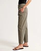 High Rise Tapered Utility Pant