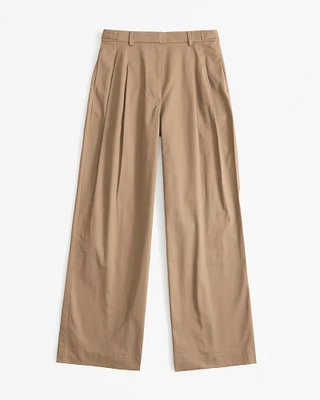 Utility Tailored Wide Leg Pant