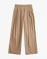 Utility Tailored Wide Leg Pant