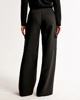 A&F Harper Tailored Wide Leg Cargo Pant