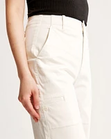 Cotton Relaxed Utility Pant